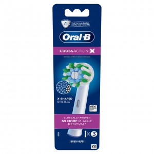 Oral-B CrossAction X-Filament Andre børstehoder Hvite | NO_OB71065