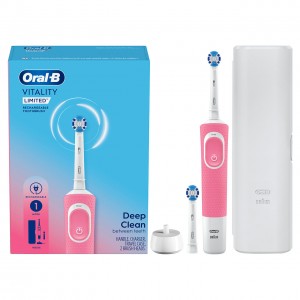 Oral-B Vitality Limited Rechargeable Pro-serien Hvite Rosa | NO_OB65403