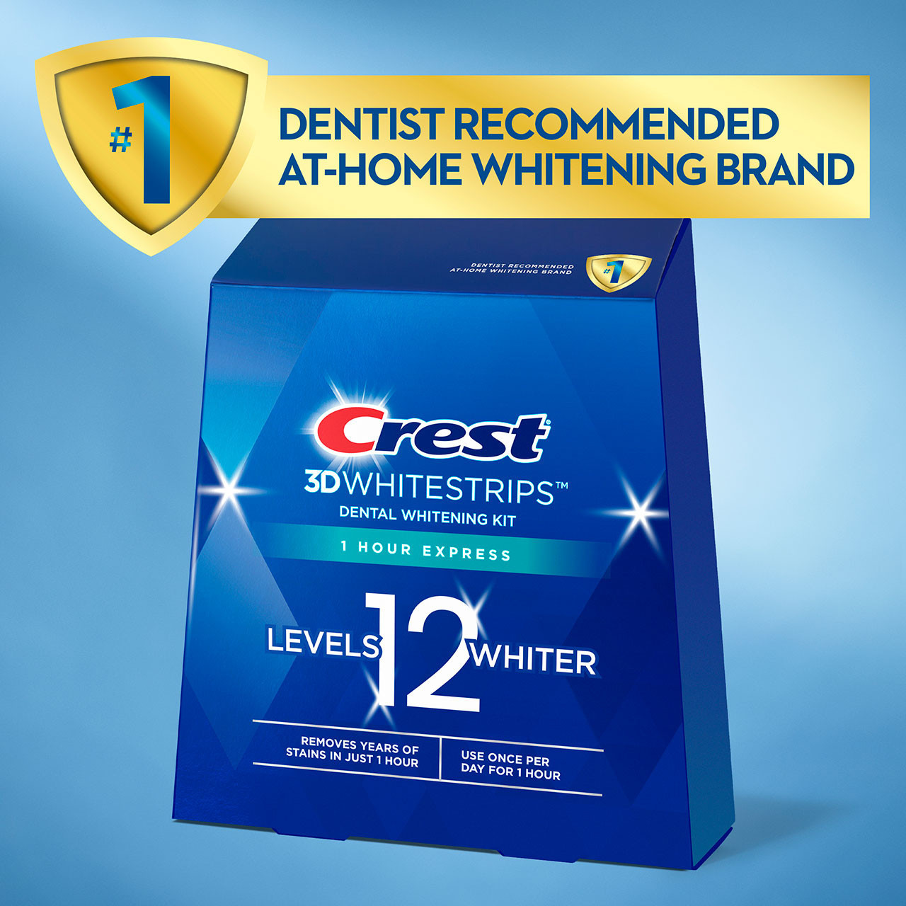 Oral-B 3DWhitestrips 1 Hour Express Tilbehør Blå | NO_OB20466