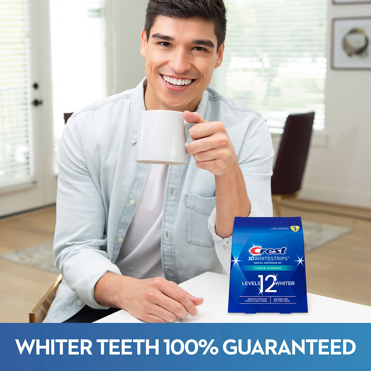 Oral-B 3DWhitestrips 1 Hour Express Tilbehør Blå | NO_OB20466