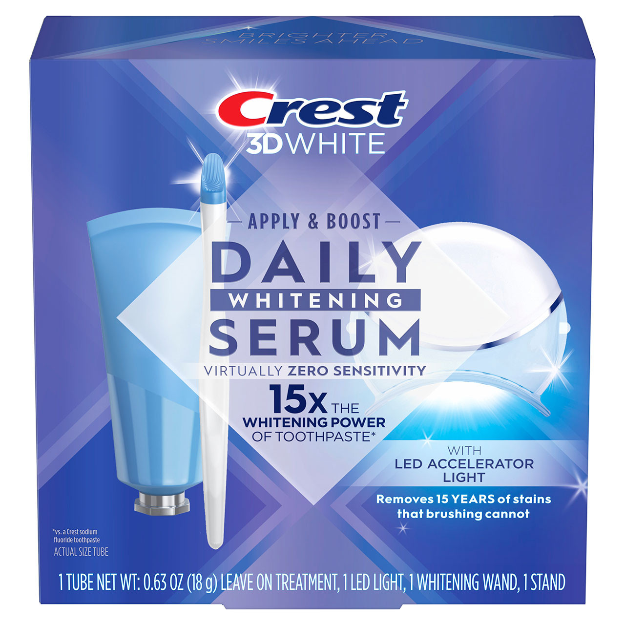 Oral-B Crest 3DWhite Daily Whitening Serum with LED Tilbehør Lyse | NO_OB74754