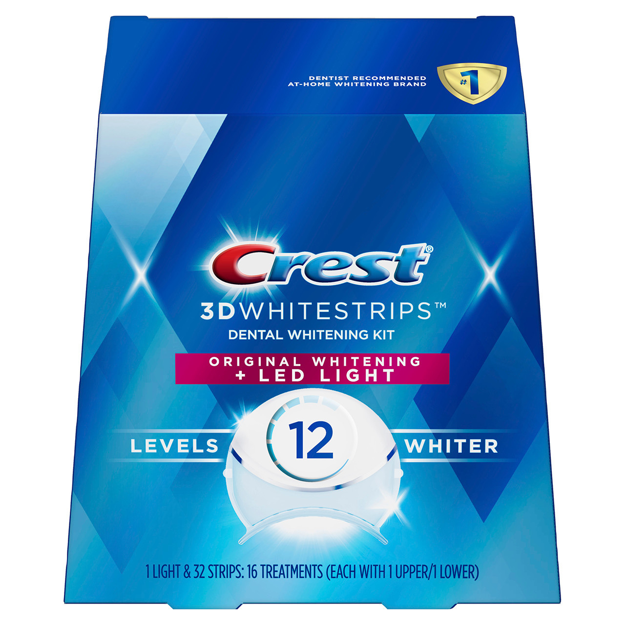 Oral-B Crest 3DWhitestrips Original Plus LED Tilbehør Lyse | NO_OB92972