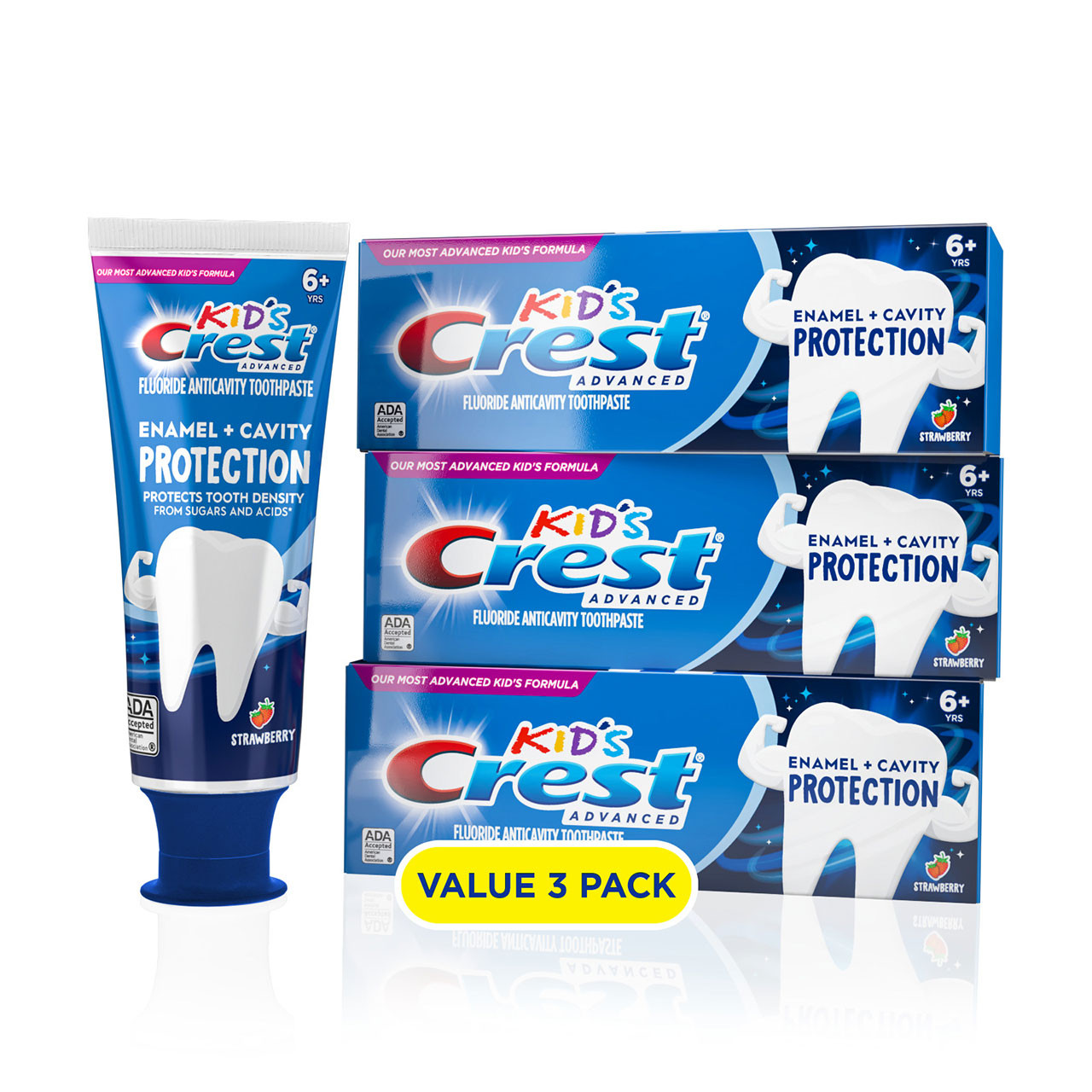 Oral-B Crest Enamel + Cavity Protection Erstatningsbørstehoder Blå | NO_OB35499