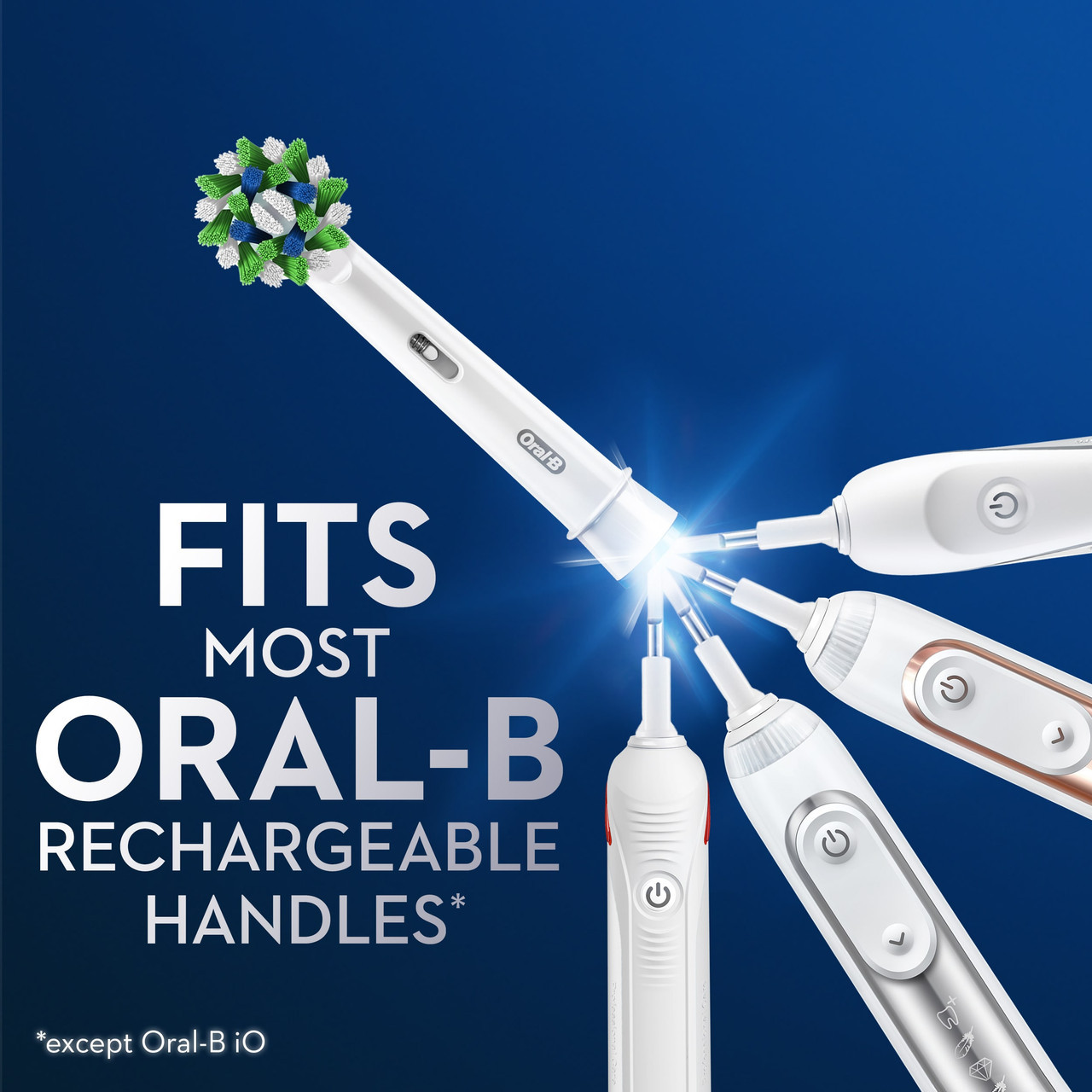 Oral-B CrossAction X-Filament Andre børstehoder Hvite | NO_OB34546