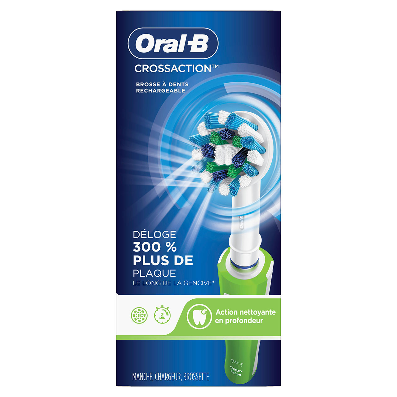 Oral-B Cross Action Pro-serien Grønn | NO_OB74533