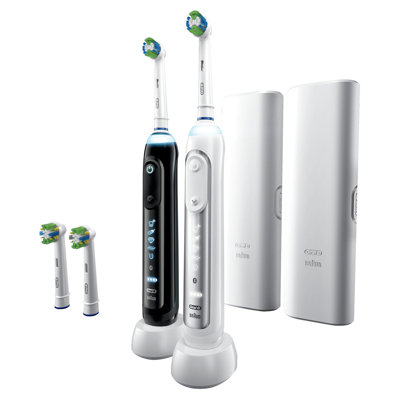 Oral-B Genius 6000 Rechargeable Genius-serien Svarte Hvite | NO_OB51169