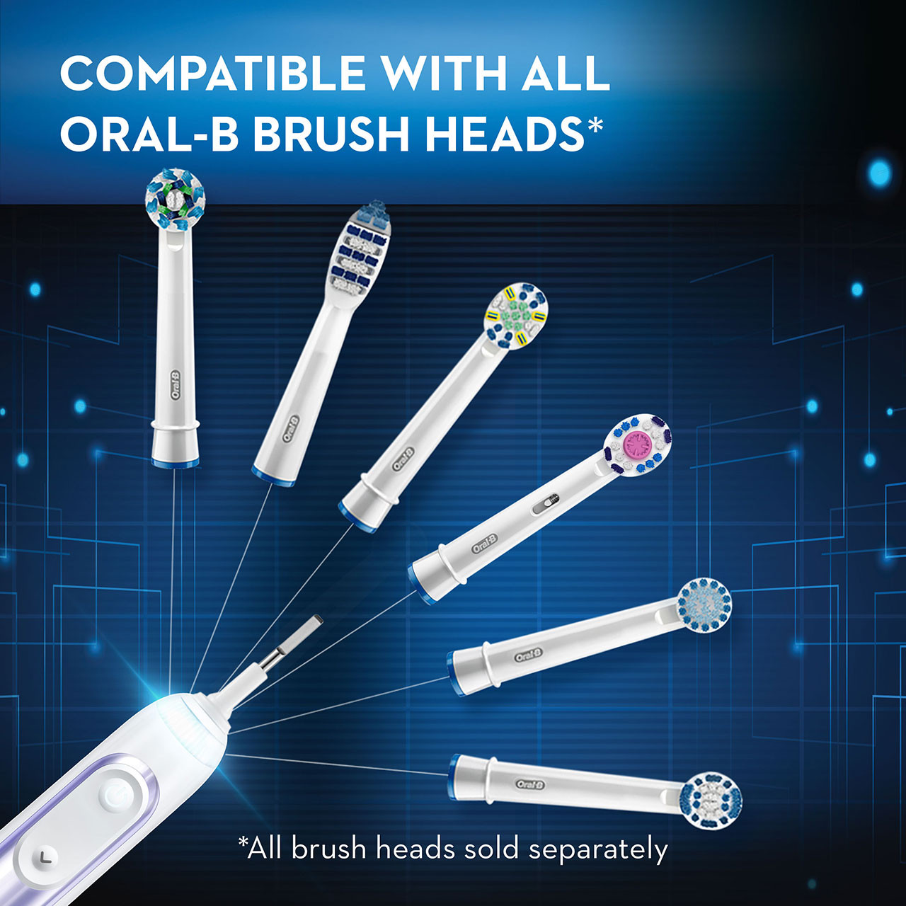 Oral-B Genius 7500 Rechargeable Genius-serien Lilla | NO_OB98448