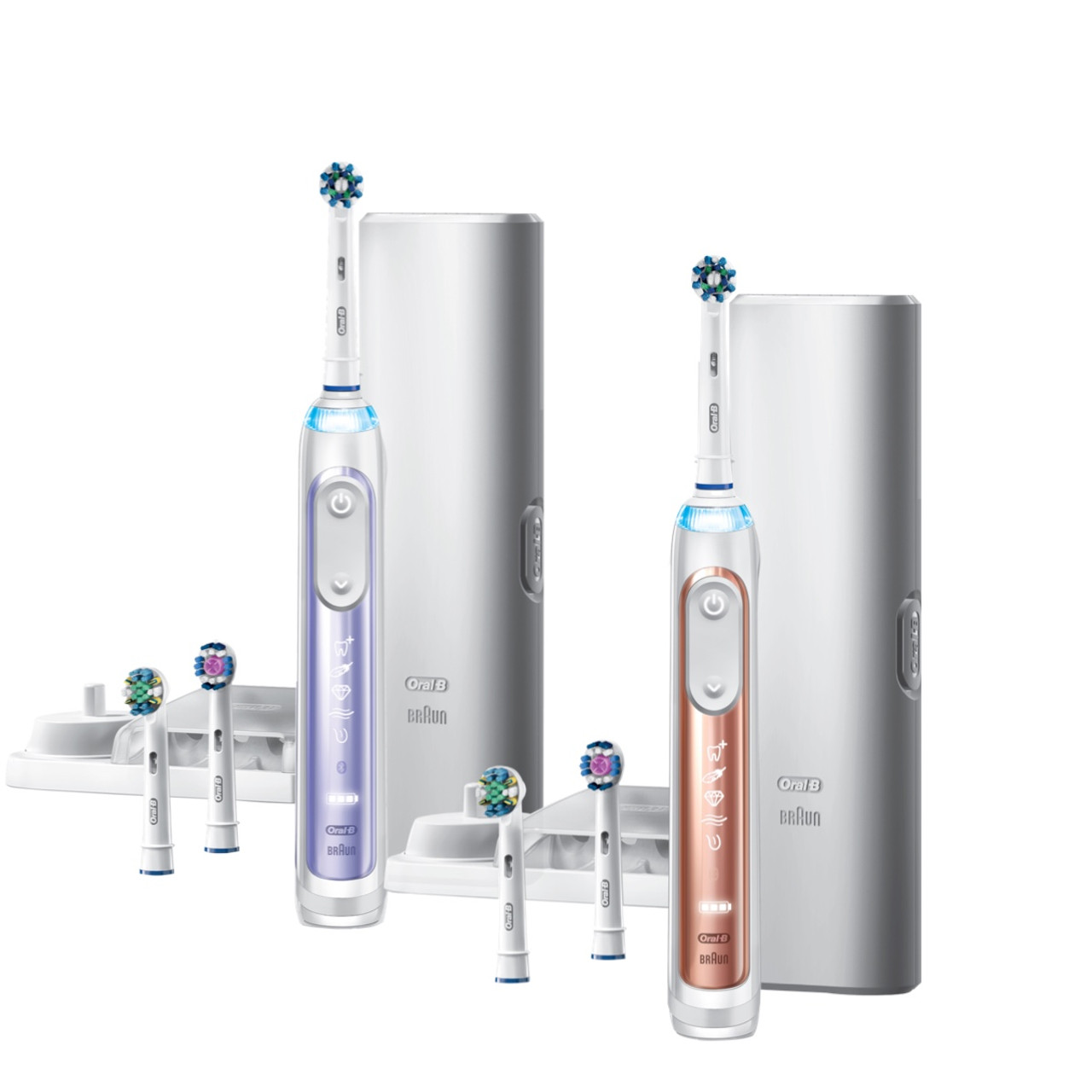 Oral-B Genius 7500 Rechargeable Genius-serien Lilla Rosa Gull | NO_OB54296