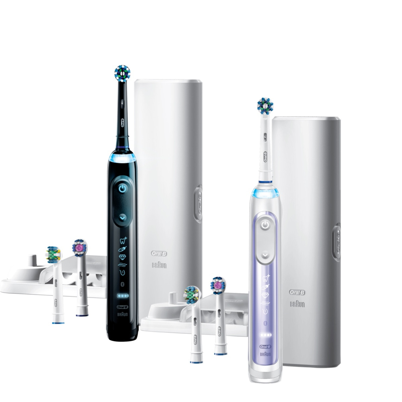 Oral-B Genius 7500 Rechargeable Genius-serien Svarte Lilla | NO_OB80807