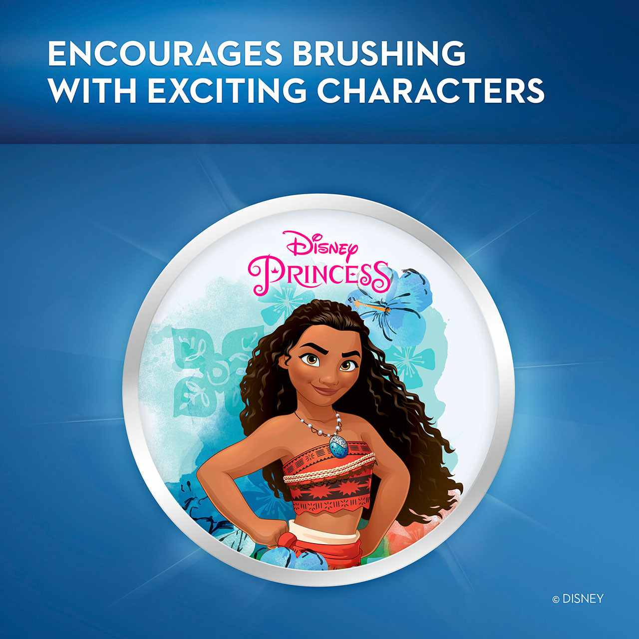 Oral-B Kids Princess Moana Bunter Rød | NO_OB50671