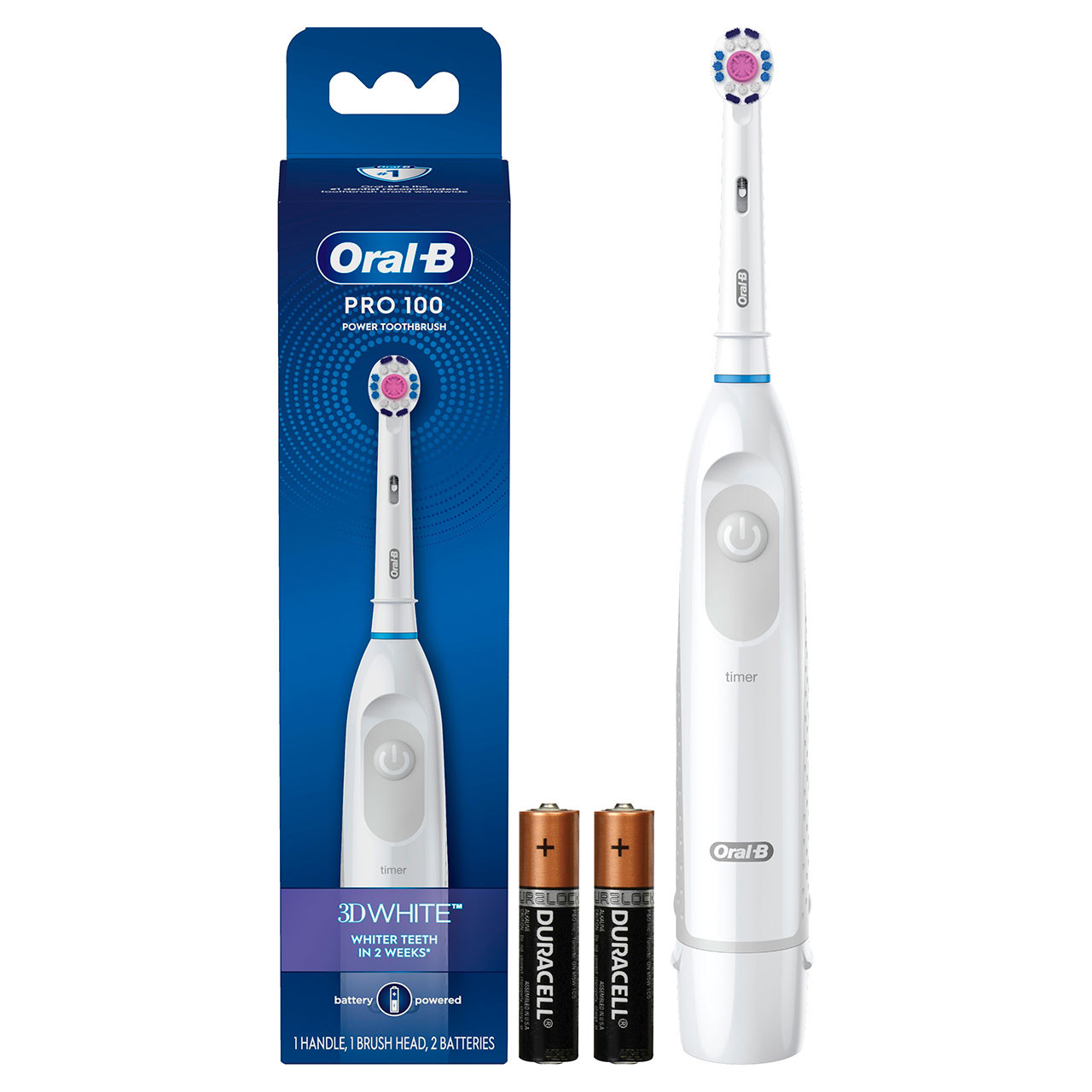 Oral-B Pro 100 3d Pro-serien Hvite | NO_OB73483