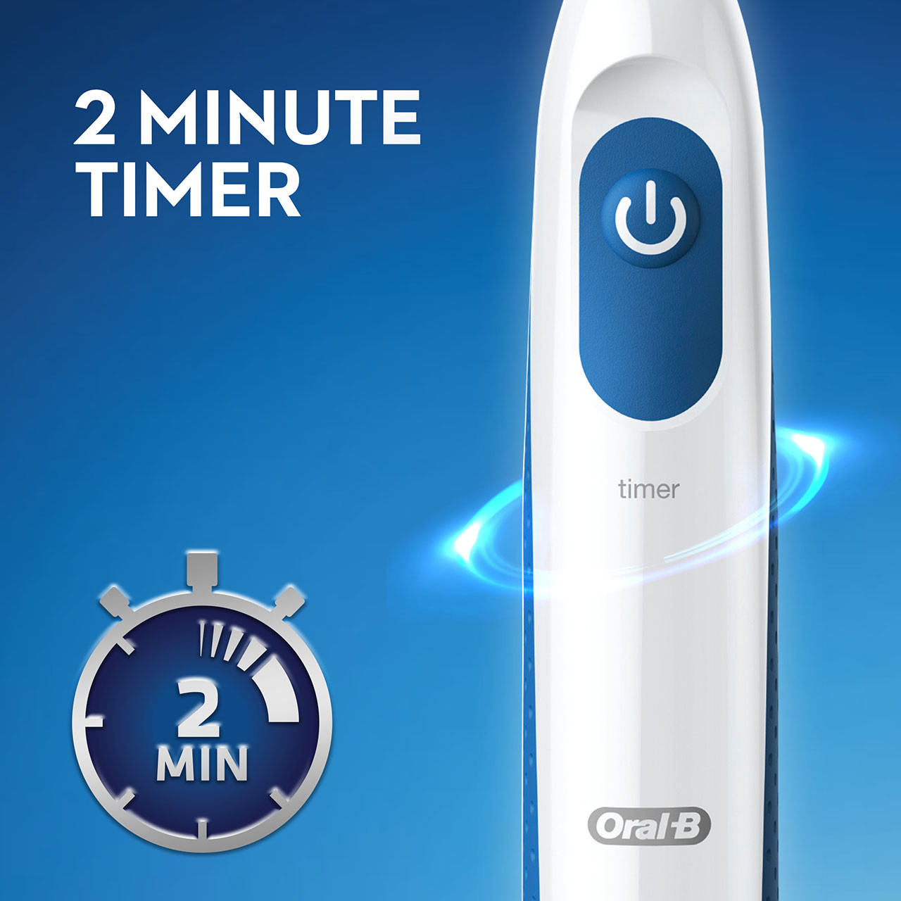 Oral-B Pro 100 Precision Clean Pro-serien Hvite Blå | NO_OB38275