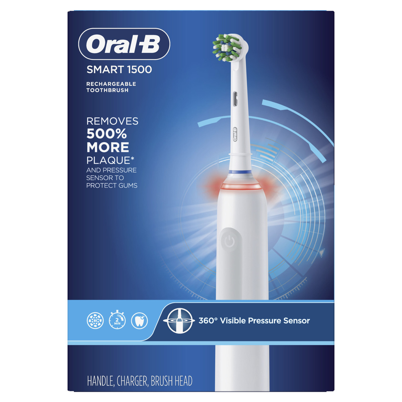 Oral-B Smart 1500 Power Rechargeable Smart-serien Hvite | NO_OB57960