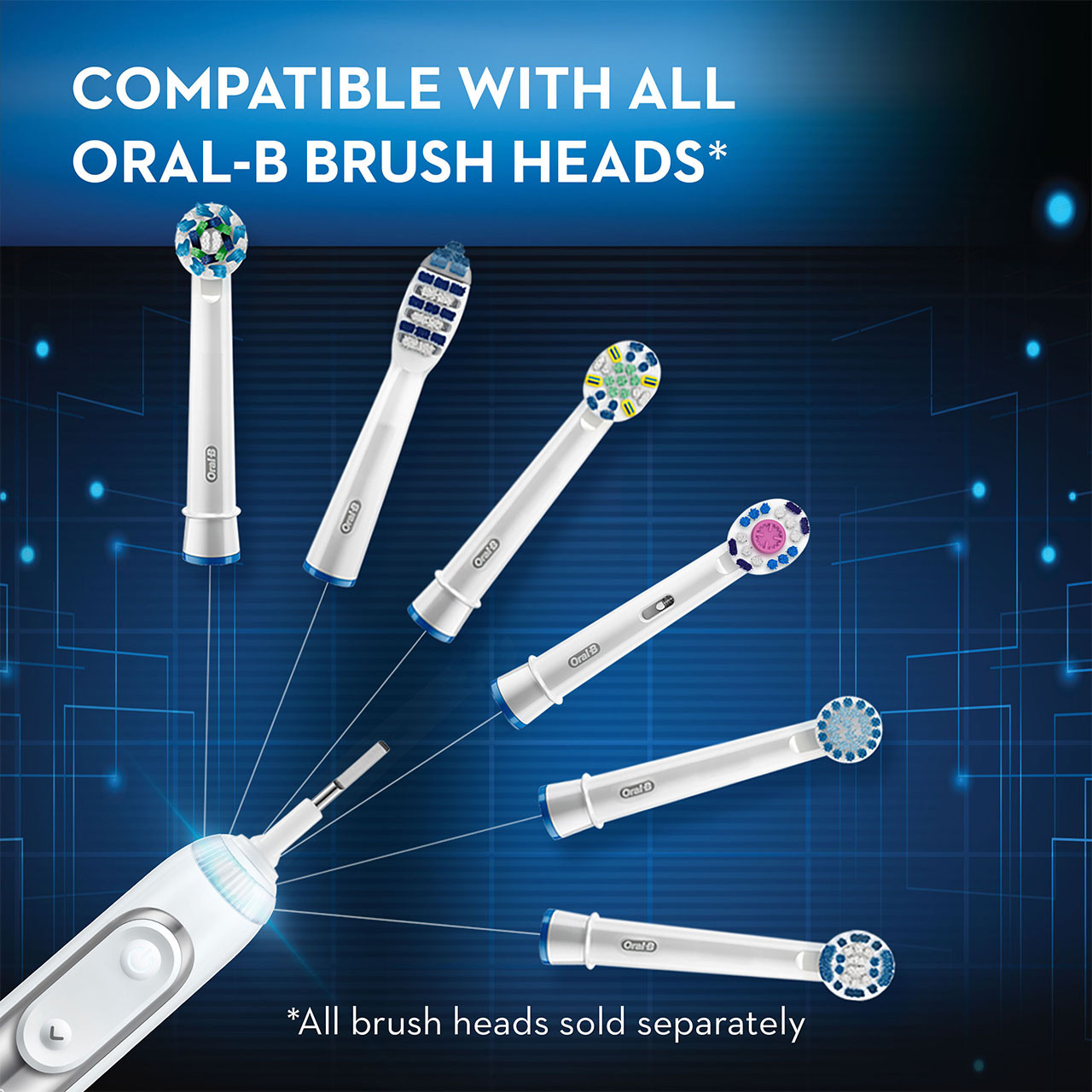 Oral-B Smart 5000 with Bluetooth Smart-serien Hvite | NO_OB84038