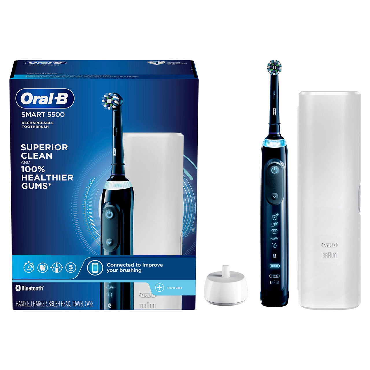 Oral-B Smart 5500 with Bluetooth Smart-serien Blå | NO_OB38539