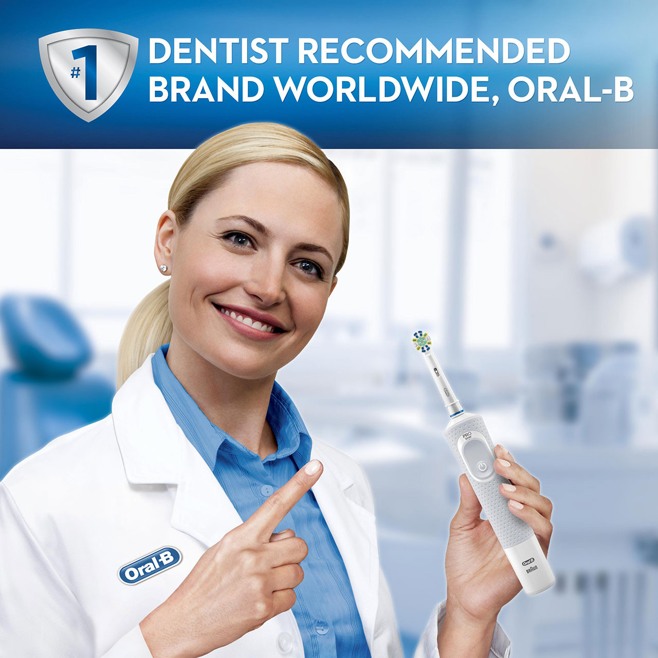 Oral-B Vitality Floss Action Pro-serien Hvite | NO_OB85075