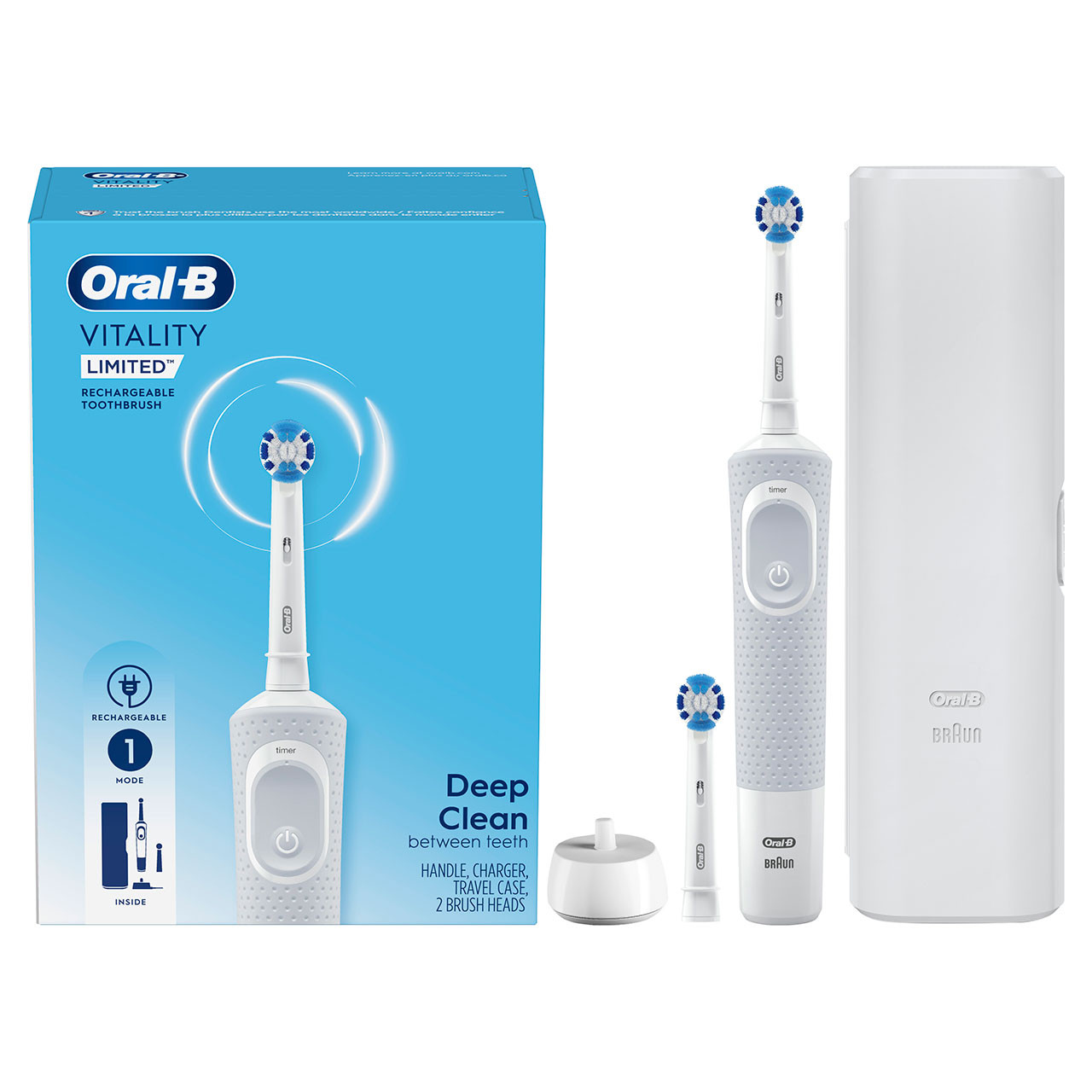 Oral-B Vitality Limited Rechargeable Pro-serien Hvite | NO_OB78796