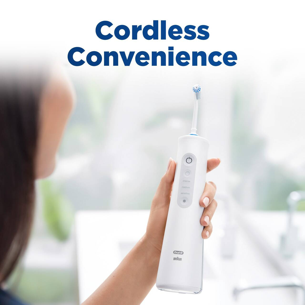 Oral-B Water Flosser Advanced, Portable Oral Irrigator Handle Tilbehør Hvite | NO_OB13832