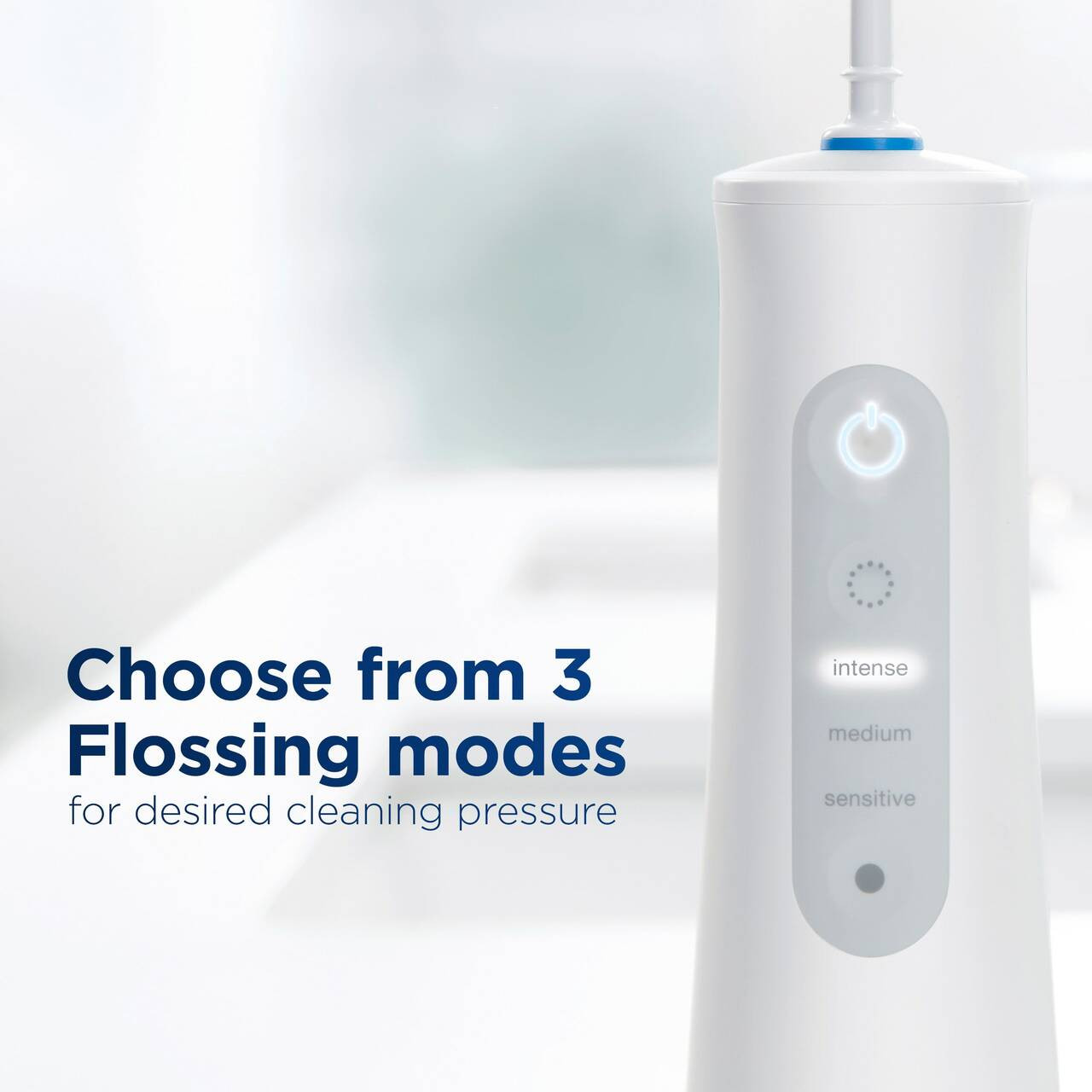 Oral-B Water Flosser Advanced, Portable Oral Irrigator Handle Tilbehør Hvite | NO_OB13832