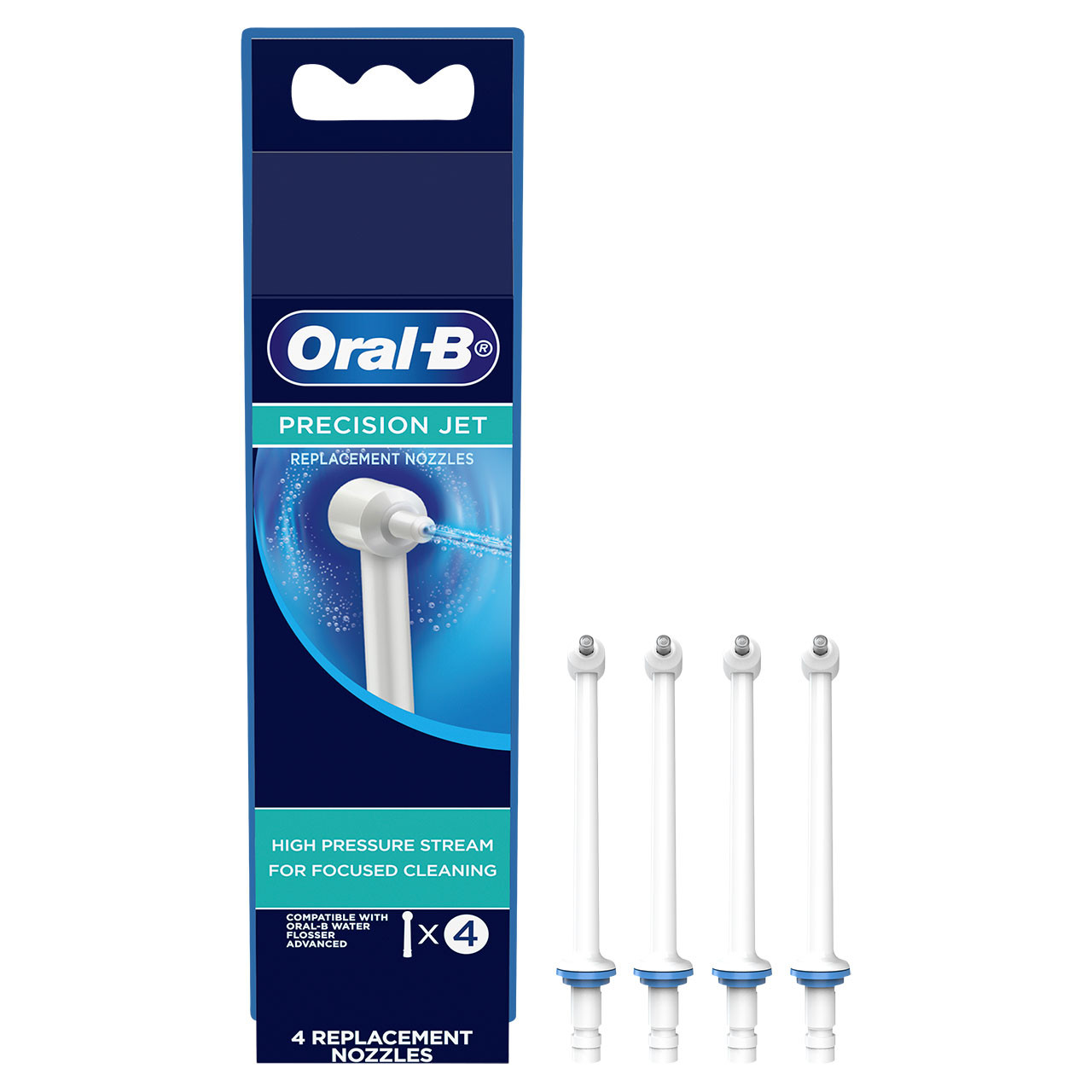 Oral-B Water Flosser Advanced Precision Jet Nozzle Tilbehør Hvite | NO_OB99330