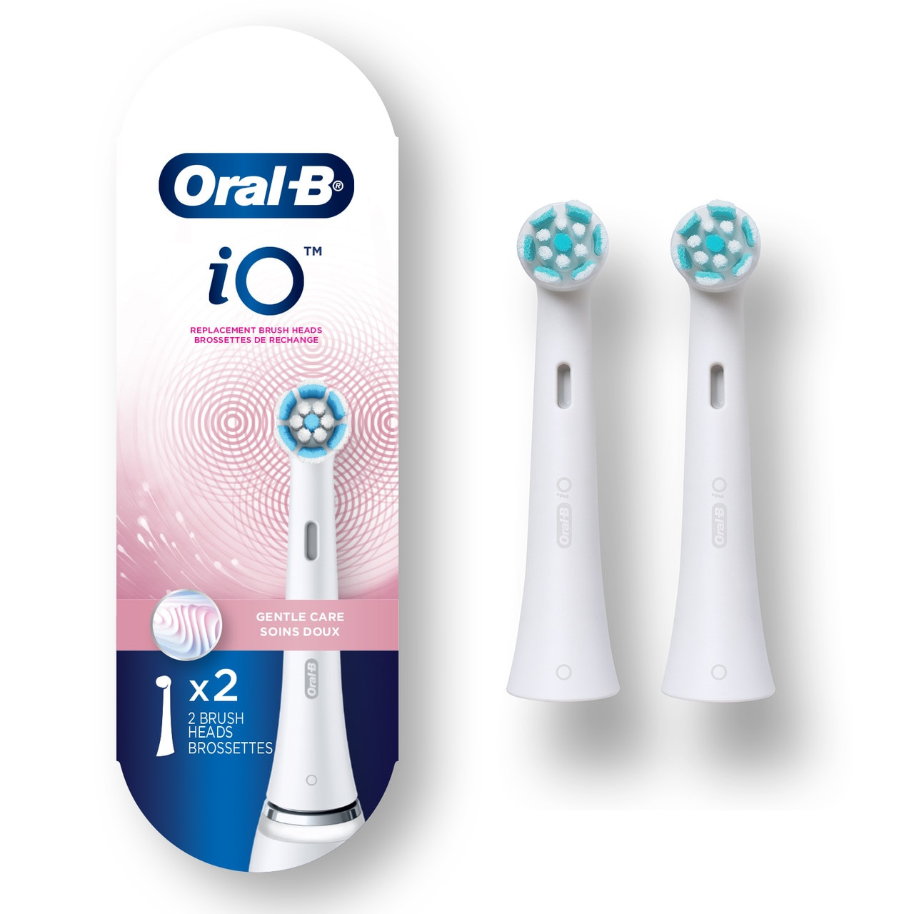 Oral-B iO Gentle Care iO børstehoder Hvite | NO_OB70798