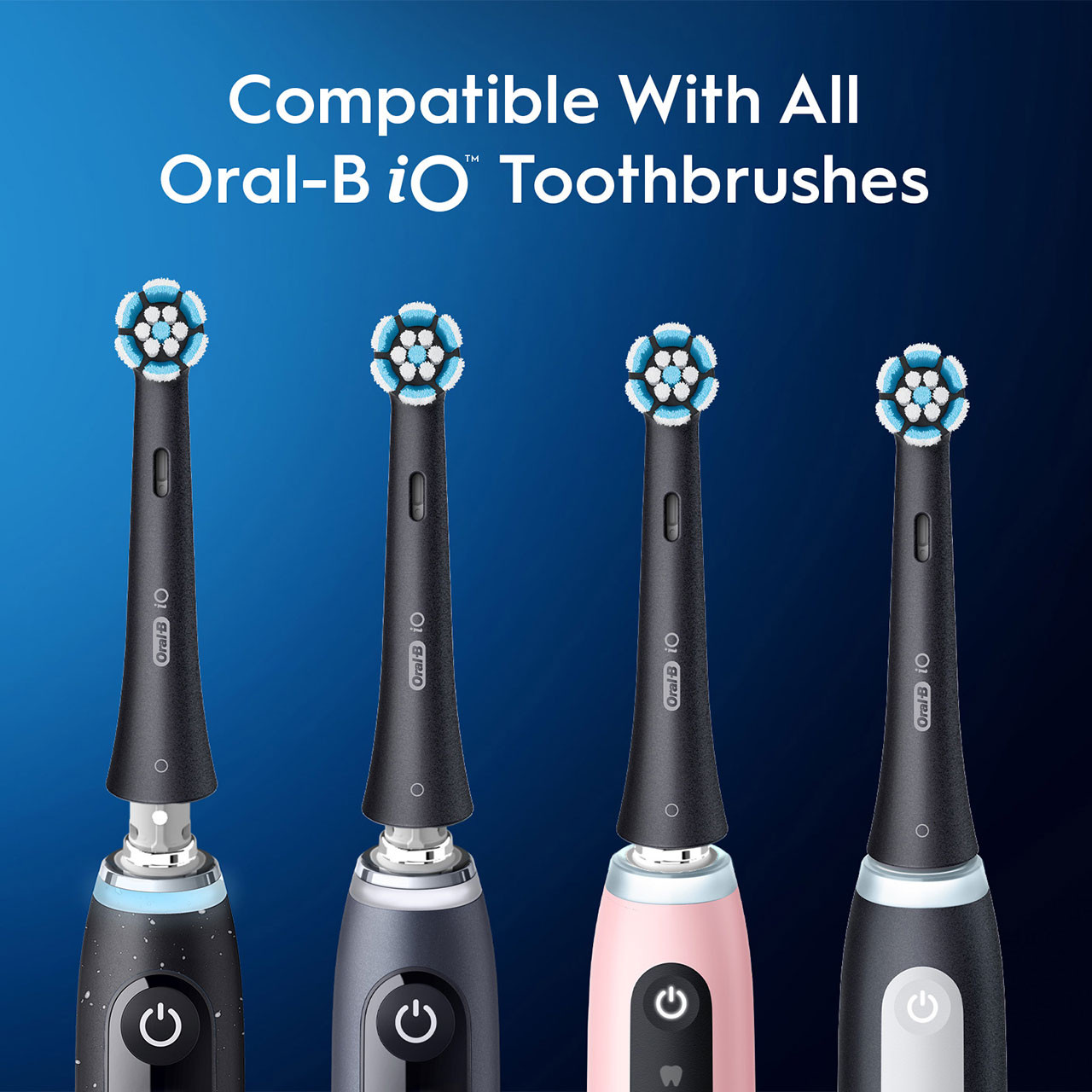 Oral-B iO Gentle Care iO børstehoder Svarte | NO_OB84920