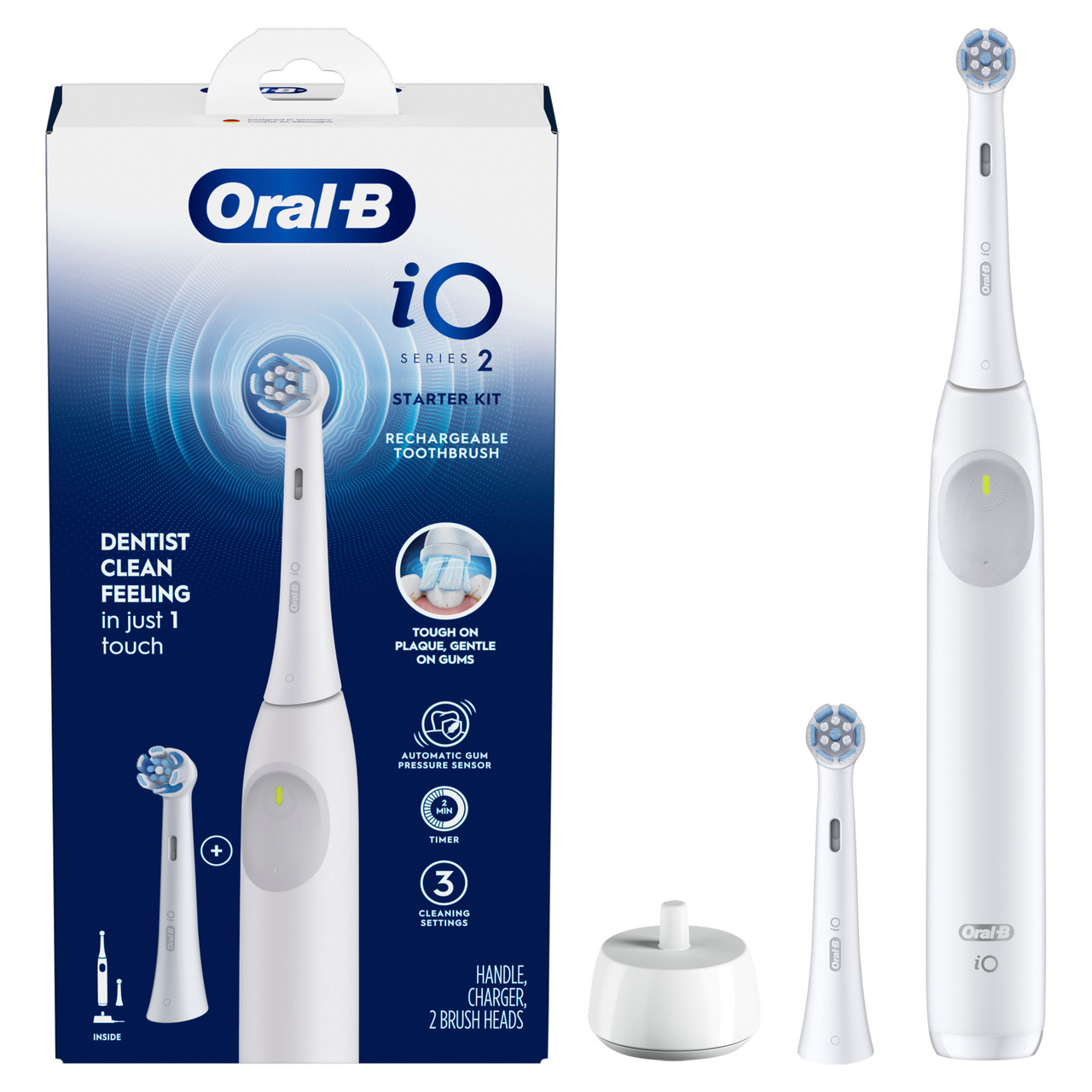 Oral-B iO Series 2 Rechargeable iO-serien Hvite | NO_OB48761