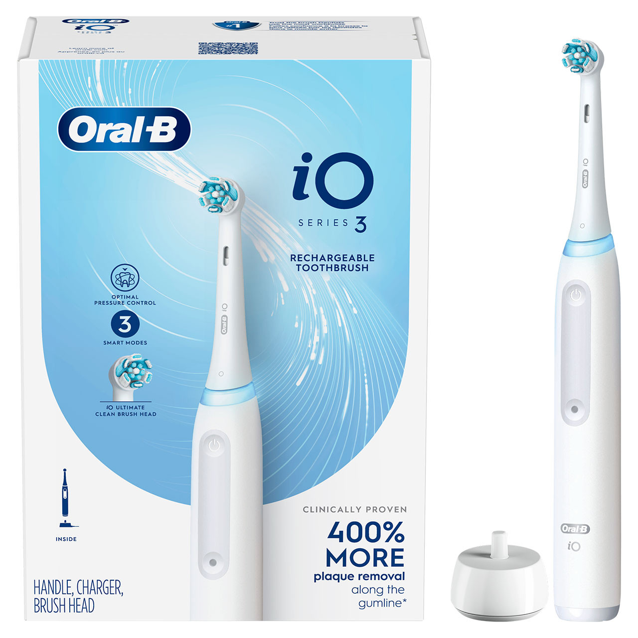 Oral-B iO Series 3 iO-serien Hvite | NO_OB27829