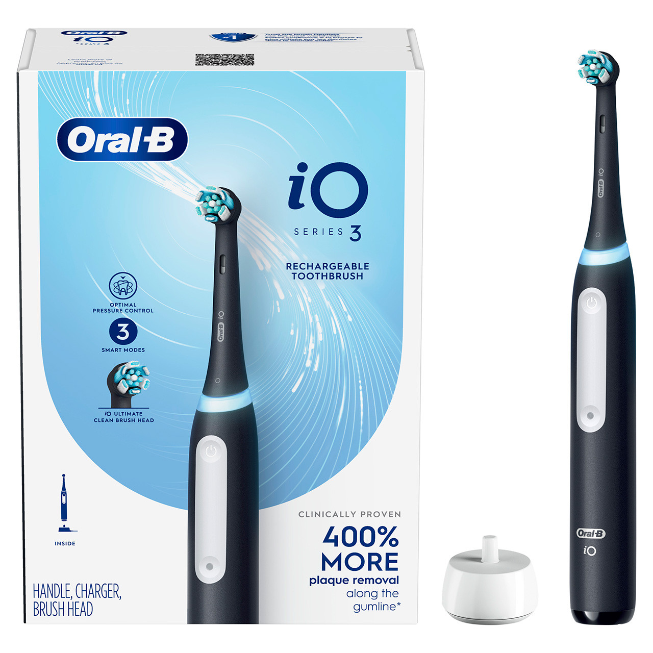 Oral-B iO Series 3 iO-serien Svarte | NO_OB11144