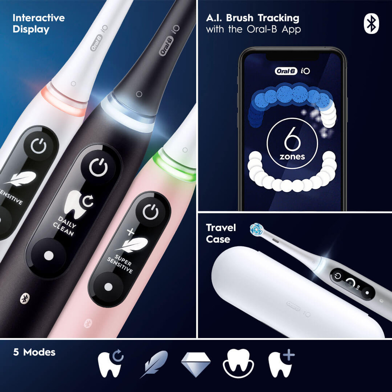 Oral-B iO Series 6 iO-serien Svarte Oransje | NO_OB64706