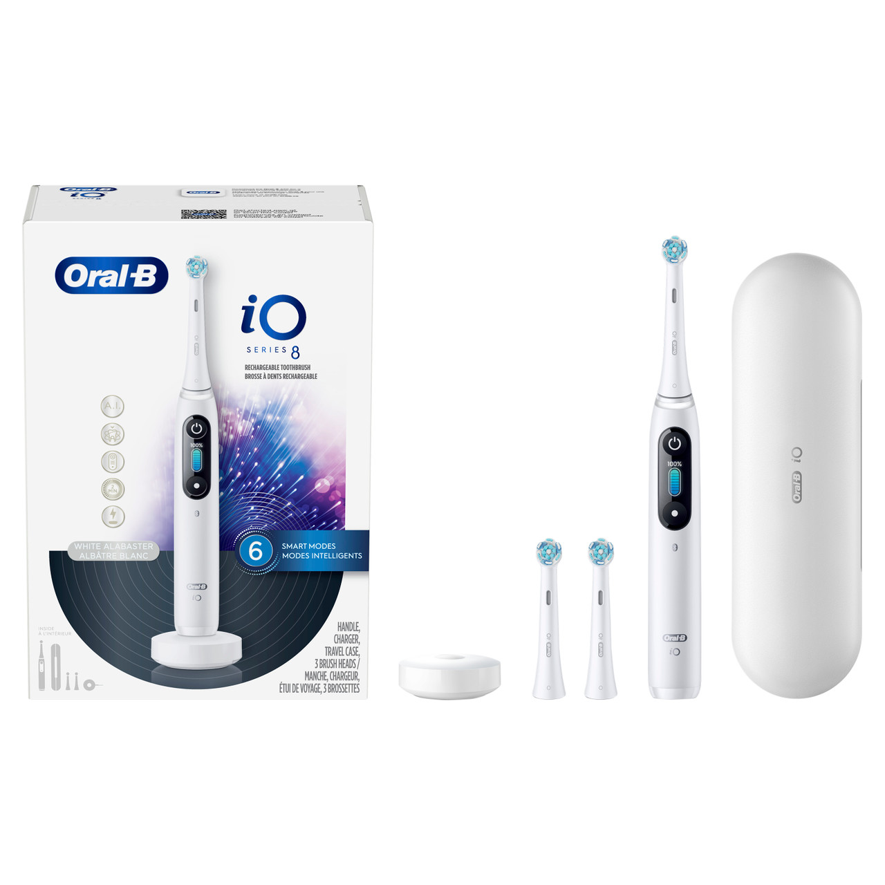 Oral-B iO Series 8 iO-serien Hvite | NO_OB70464