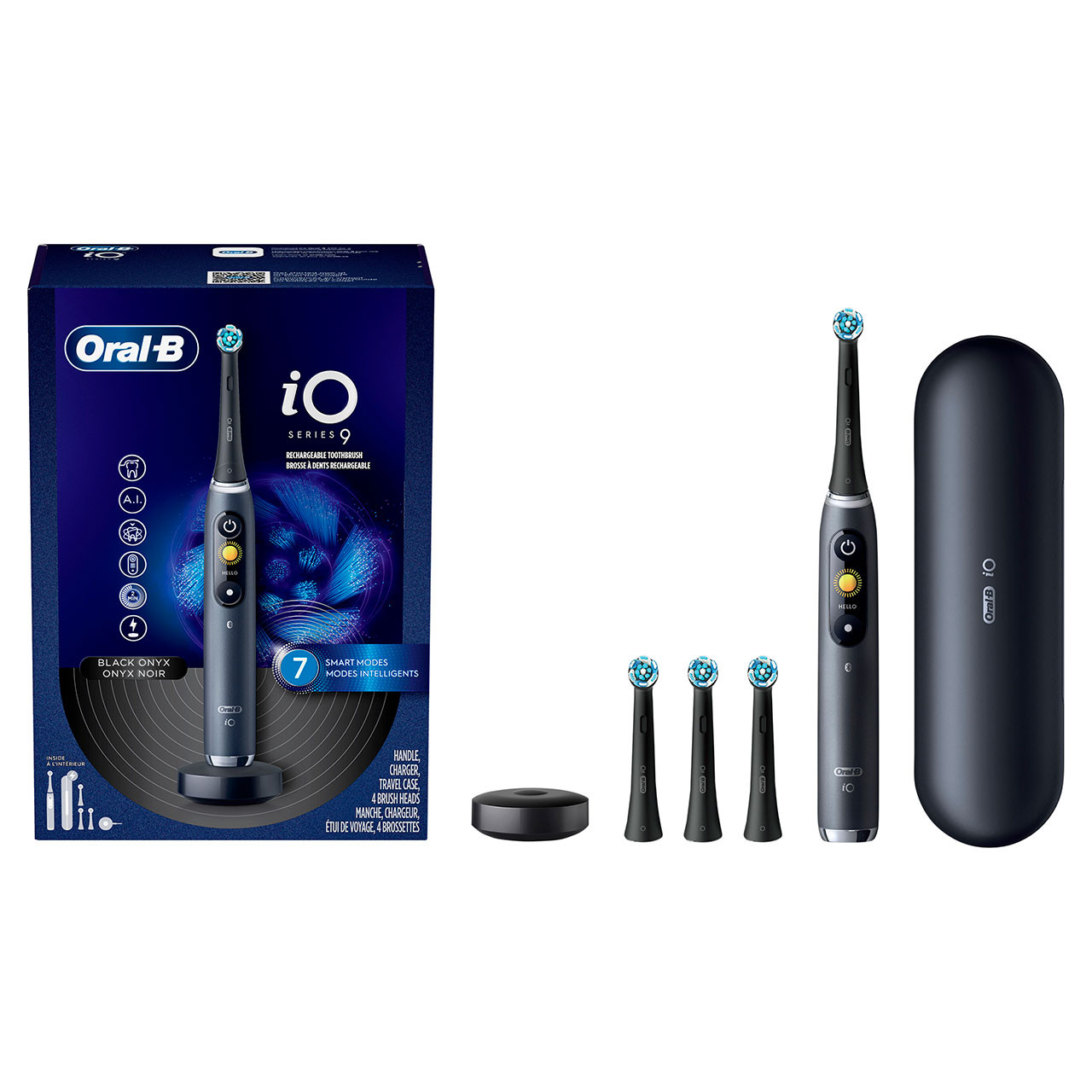 Oral-B iO Series 9 Rechargeable iO-serien Svarte | NO_OB90414