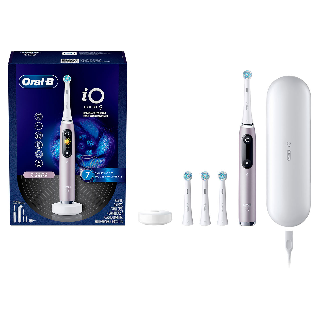 Oral-B iO Series 9 Rechargeable iO-serien Rosa | NO_OB49147